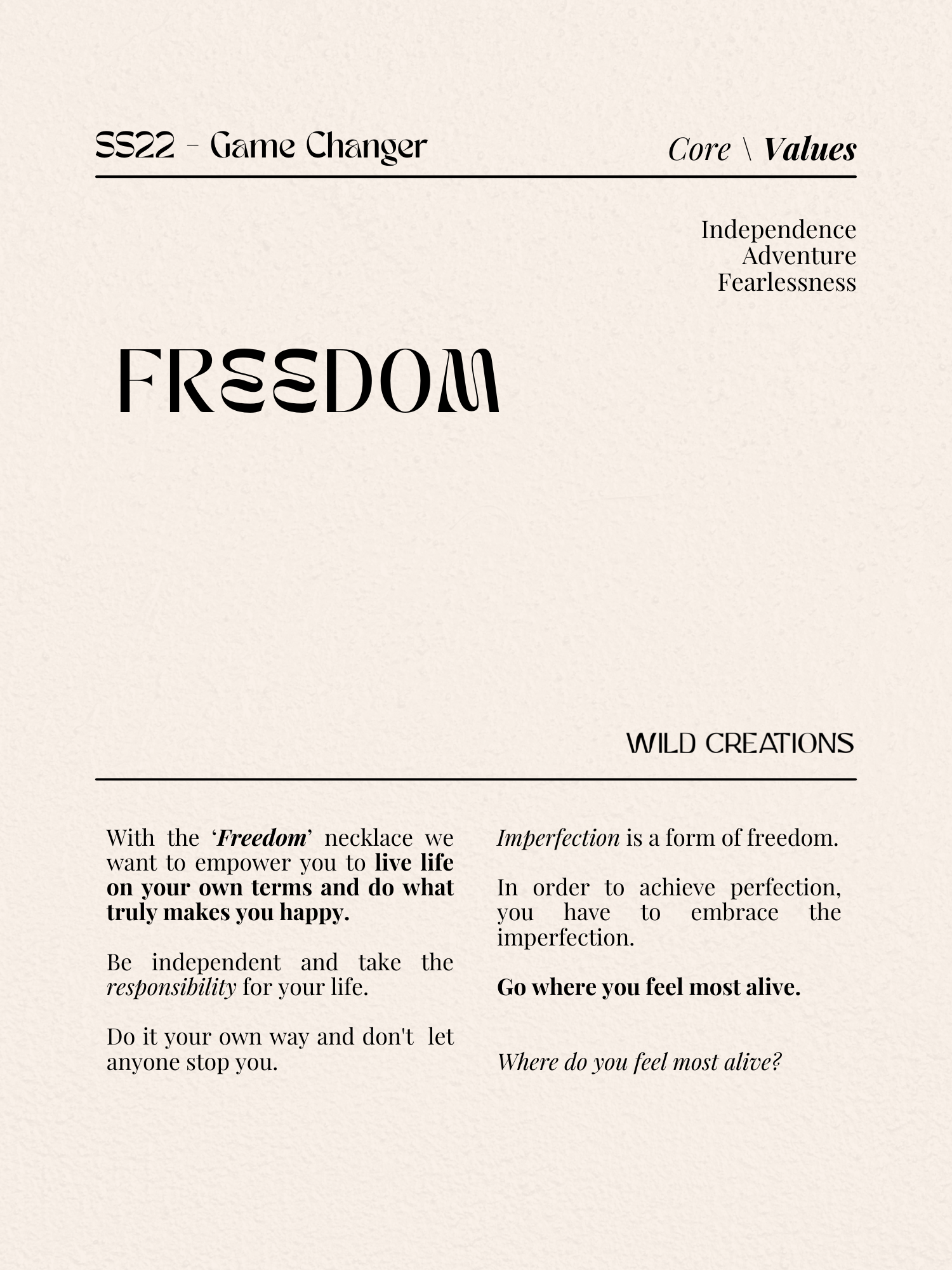 Freedom necklace silver palm tree, Freedom ketting Wild Creations Zilver palmboom