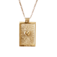 Trust necklace gold, Trust ketting goud Wild Creations love, heart, hartje, hart, liefde 